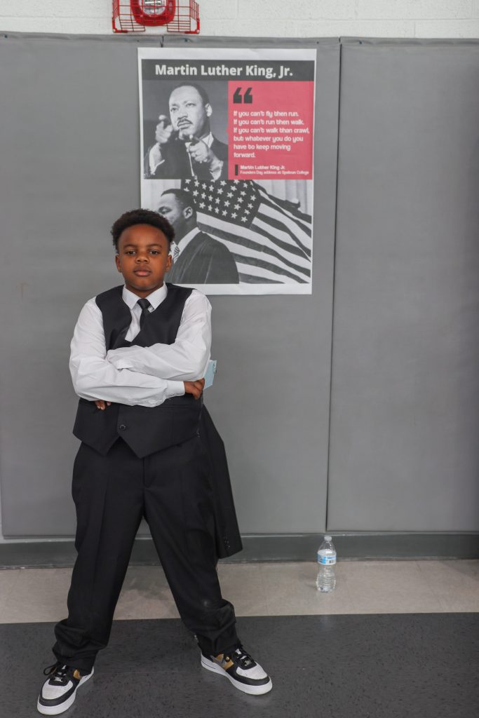 BHM Live Museum Harrison ELM-14 A student poses for a photo