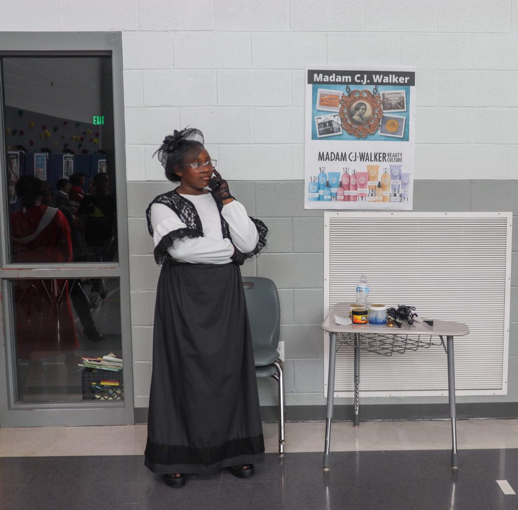 BHM Live Museum Harrison ELM-15 A student poses for a photo