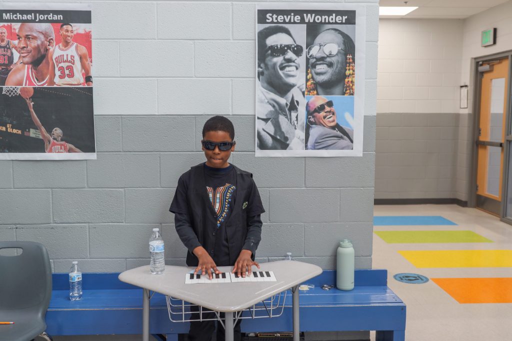 BHM Live Museum Harrison ELM-7 A student poses for a photo