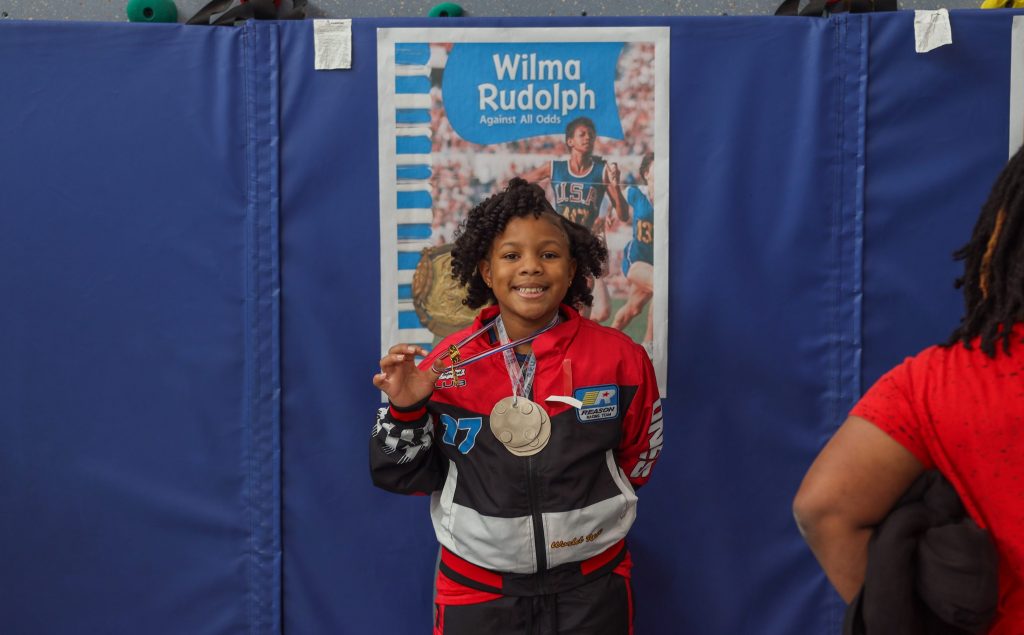 BHM Live Museum Harrison ELM-8 A student poses for a photo