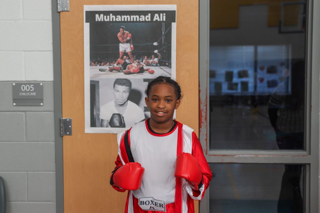 BHM Live Museum Harrison ELM-9 A student poses for a photo
