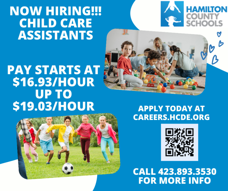 NOW HIRING CHILD CARE ASSISTANTS