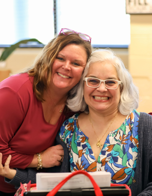 Teachers smile