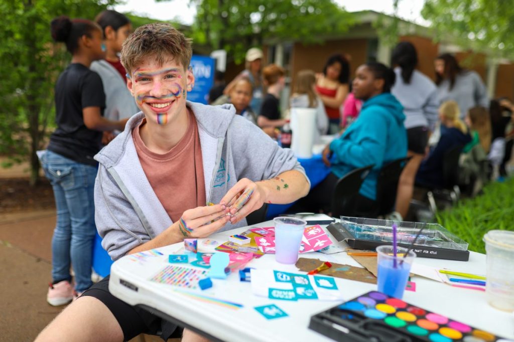 STEMJubilee-37 copy smiling student with face paint