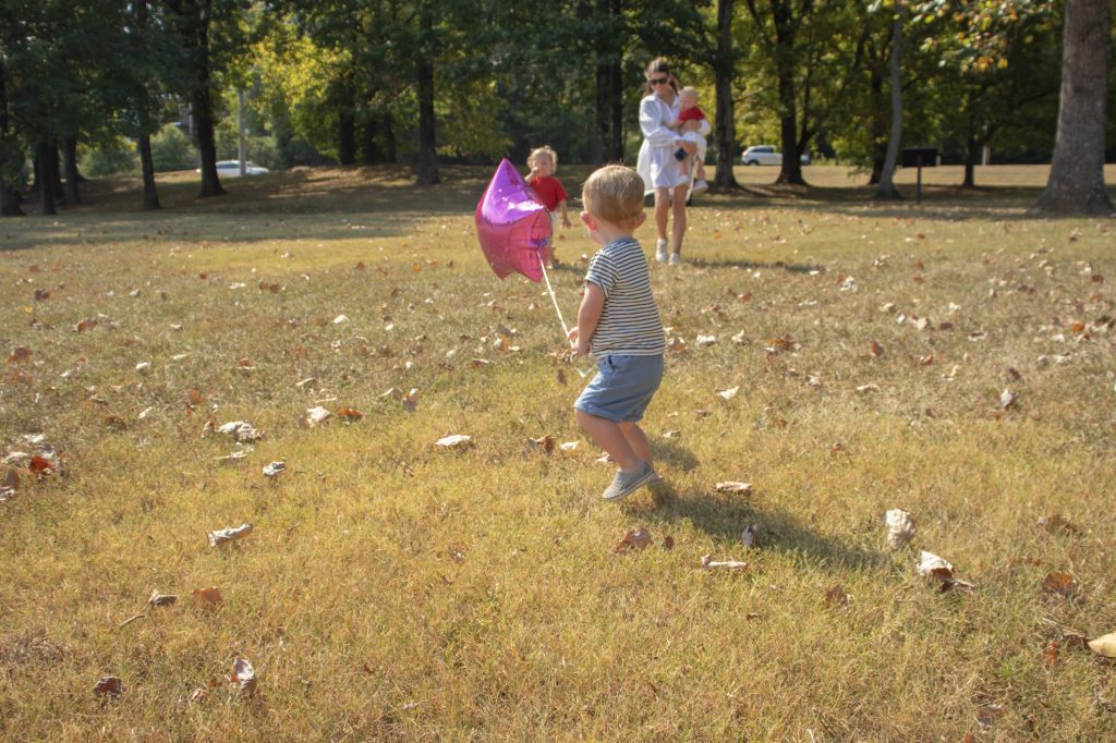 A group on the Storybook Trail