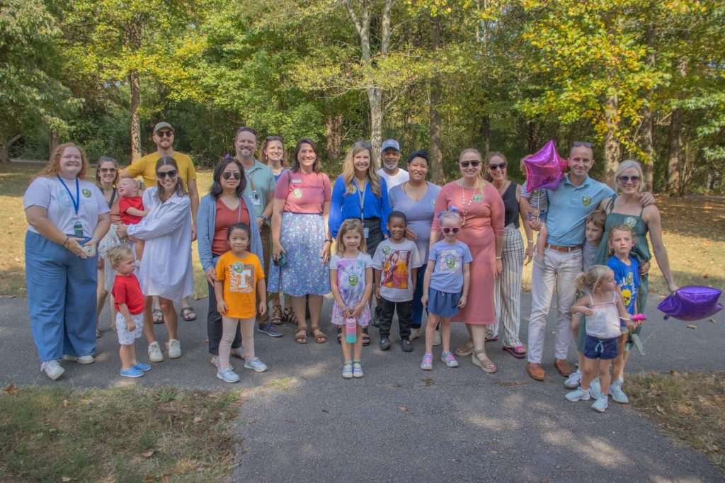 A group on the Storybook Trail