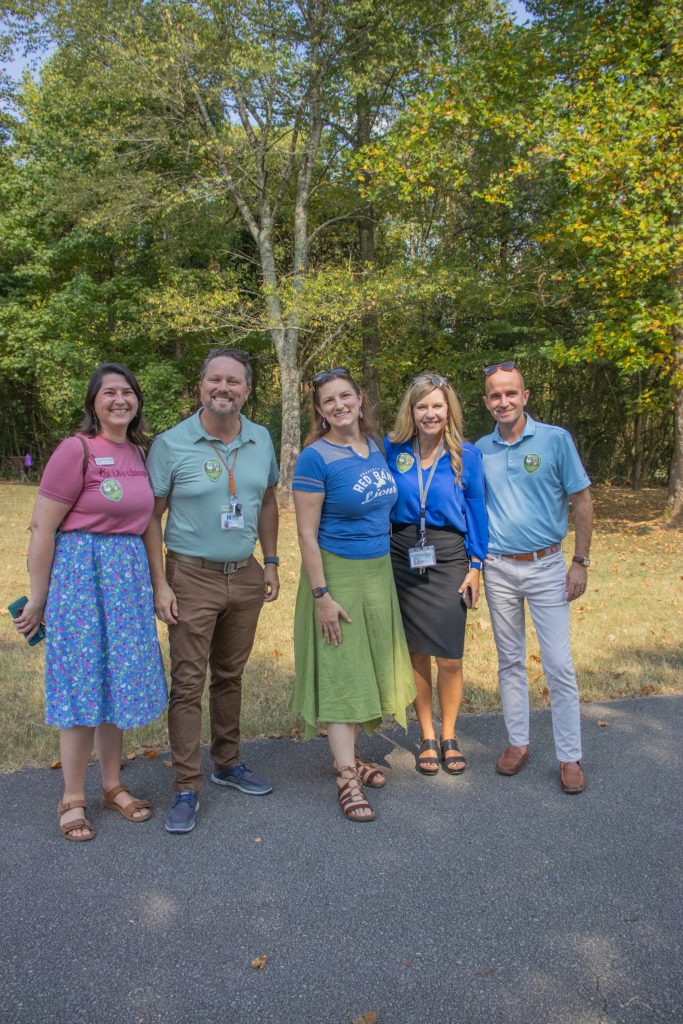 A group on the Storybook Trail