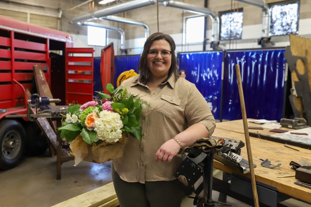 TeacherOfTheYear-28 A teacher smiles