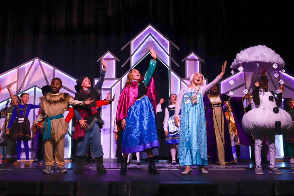 frozen-29 copy students performing in Frozen play