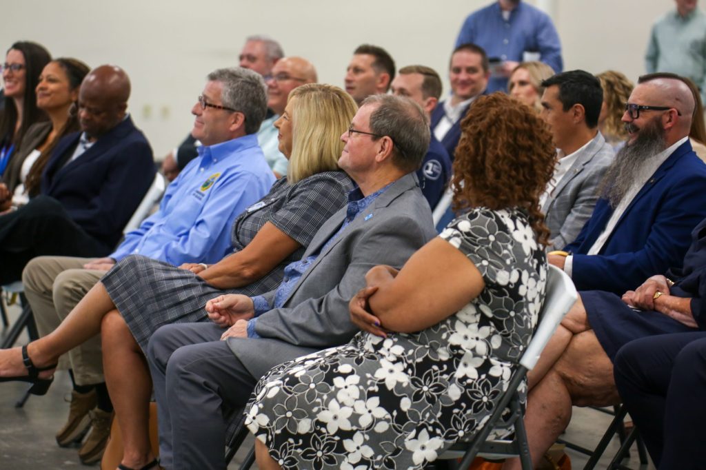 Franklin-20 Audience members listen