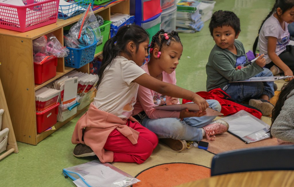 students in classroom